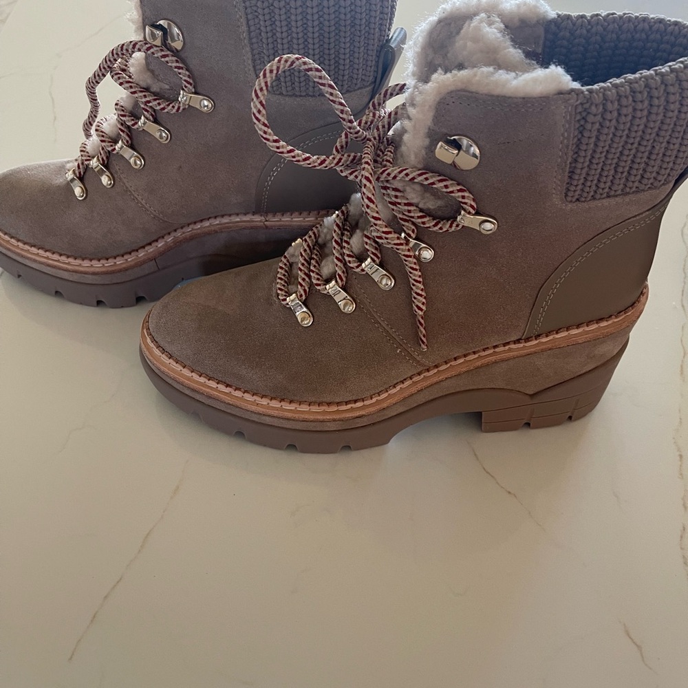Kate Spade Taupe Winter Boots